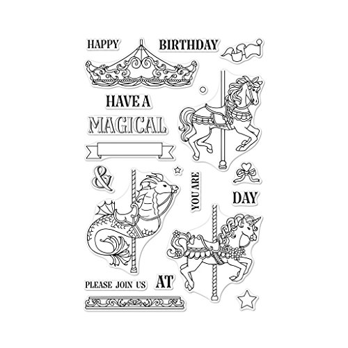 Hero Arts Ornate Carousel Clear Unmounted Rubber Stamp Set (Cm296) #TOP27