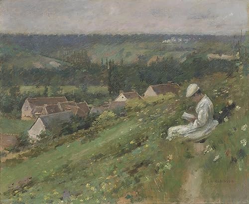 Peinture la Vallée d'Arconville de Théodore Robinson pour décoration salon moderne