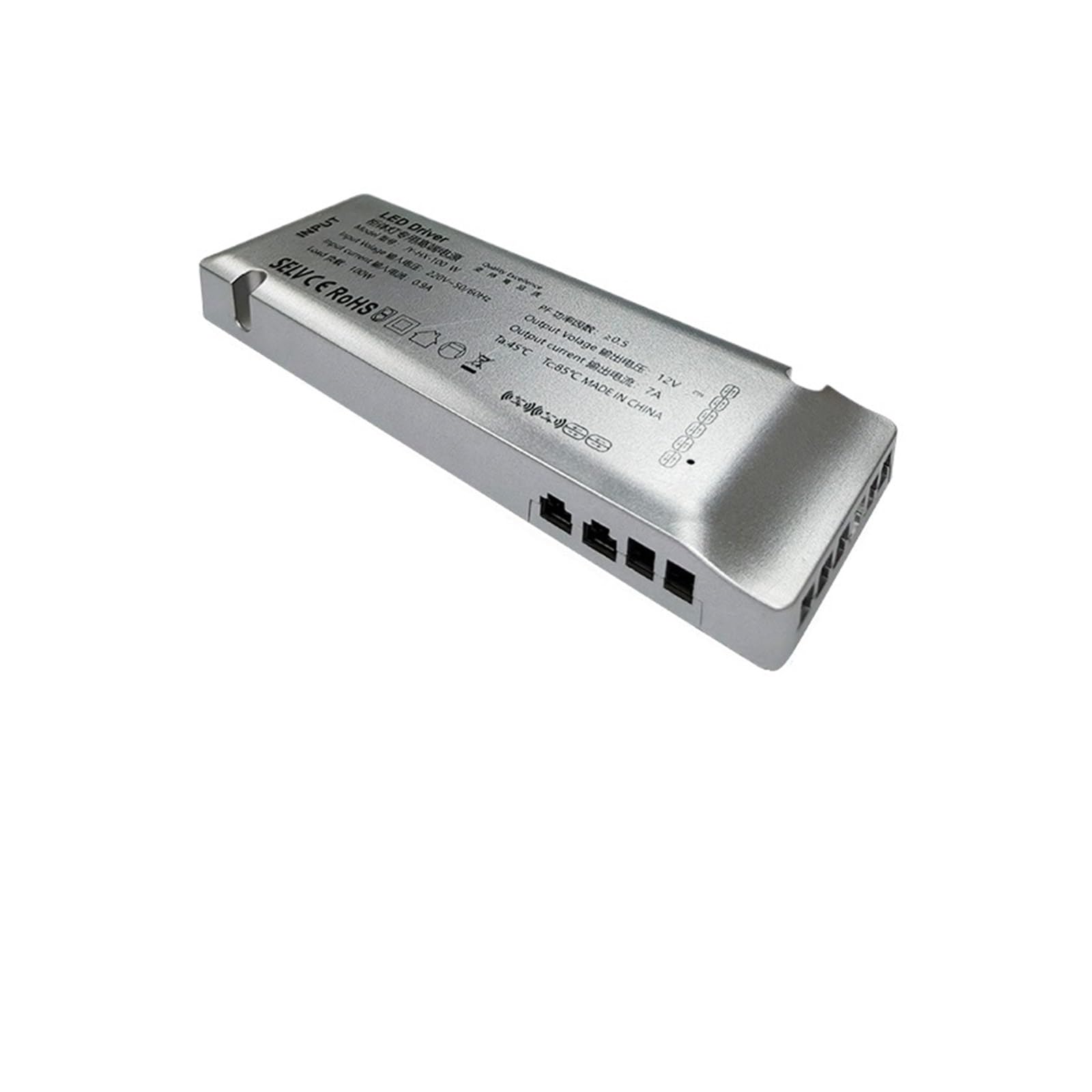 PWANUIGTE Conventional Cabinet Light Dedicated Power Supply 220 to 12V24V Interface Induction Switch with Transformer(Regular style-100W/12V)