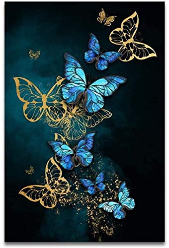Adult Puzzles 1000 Pieces, Abstract Wooden Creative Puzzles - Butterfly Coloured Indoor Decoration, Modern Adults, Children, Occasional Games Puzzles Puzzles, Classic Puzzles 75 x 50 cm