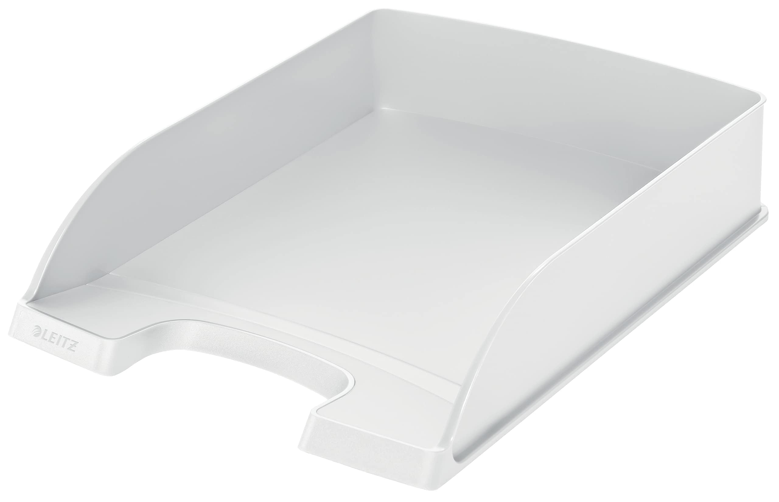 Leitz Corbeille à Courrier A4, Blanc, Plus, 52270001