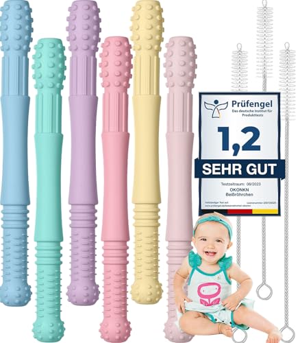 OKONKN Silikon Sinnes Spielzeug Weiches Greifspielzeug in Morandi Farben Sensorisches Lernspielzeug zur Förderung von Motorik und Farbwahrnehmung