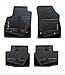 Floor Mats for Chevrolet Cruze Chevy OEM Genuine- All Weather - Heavy Duty - (2016,2017,2018,2019, 2020) Complete Set (Black)