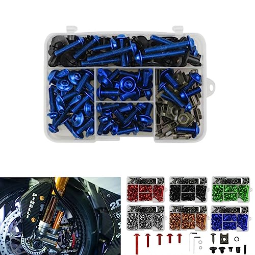 Kit de boulons de carénage moto M5 M6 pour rénover l'esthétique de votre moto le week-end
