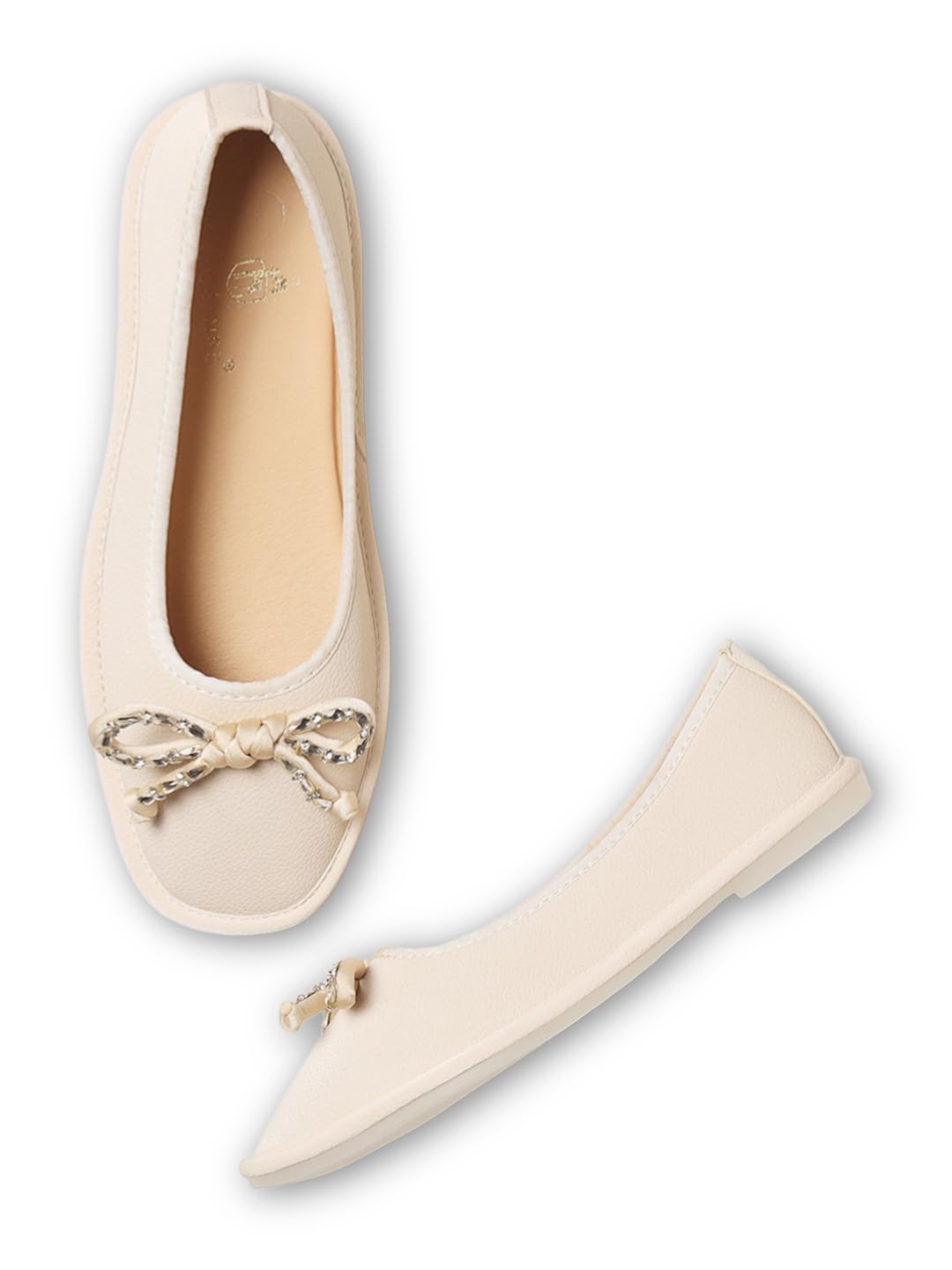 marc loire Women's PU Slip-On Casual Ballerinas | Solid | Round Toe-picture-10