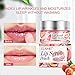 Lip Scrubs Exfoliator & Moisturizer, Lip Repair for Lush Soft Lips, Lip Moisturizer for Chapped Dry and Flaky Lips Treatment (Peach)