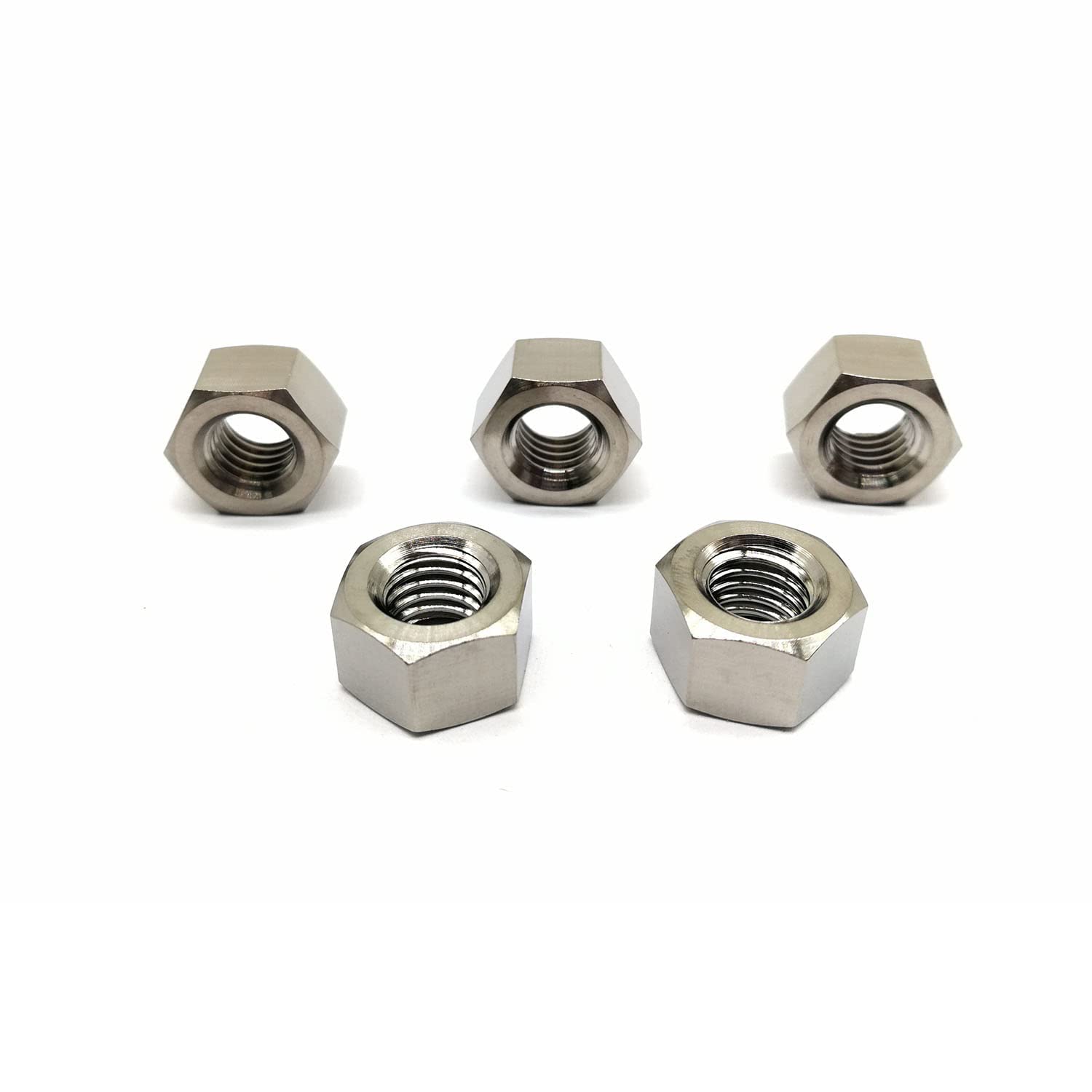 RISON-Titanium Titanmutter Sechskantmutter DIN 934, M3 Sechs