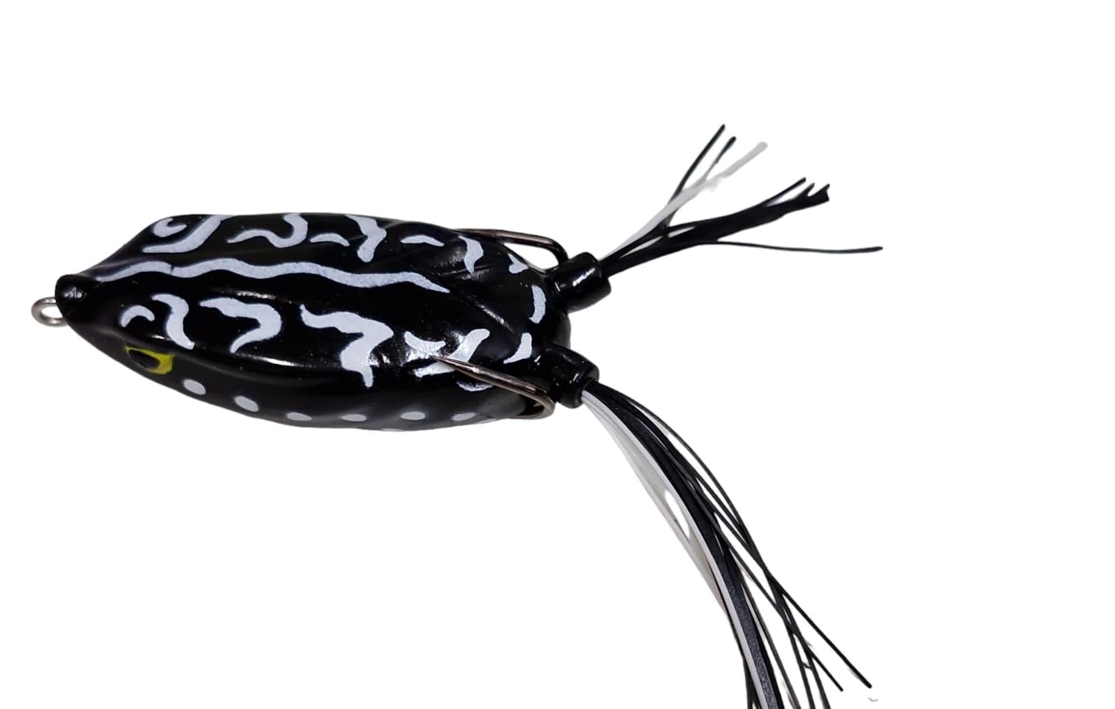 AEP 15 GRAM Silicone Frog Fishing Lures, 15 Grams, Artificial Frog Bait, Designed Frog Lures/Fishing Accessories/Black with White Print (B0D5VJGLVK) Amazon Price History, Amazon Price Tracker