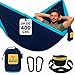 Wise Owl Outfitters Camping Hammock – 500lbs Portable Hammock with Tree Straps - Travel, Backpacking, Hiking, Outdoors Camping Gear - Single or Double