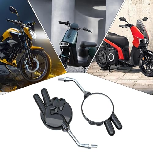 Espejo retrovisor para motocicleta抗冲击防眩光后视镜左右两件套 4