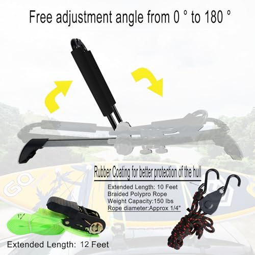 image for GZDEMYYXGS Folding Kayak roof Rack Adjustable for Kayak/Canoe/SUP,J-Ba