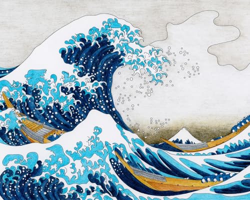 CTOP Kit Diamond Painting Vague d'Hokusai 40 x 50 cm