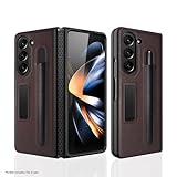 【Screen Protector】Étui Samsung Fold 5 avec verre de protection trempé 9H intégré à haute sensibilité et ultra-clair,Protégez votre écran des rayures sans compromettre la sensibilité et la clarté d'origine du Z Fold 5.