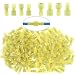 Glarks 50pcs 12-10 Gauge Fully Insulated Female Male Spade Nylon Quick Disconnect Electrical Insulated Crimp Terminals Connectors Assortment Kit