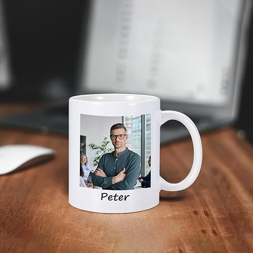 Miniatura 2 de Regalo de jefe personalizado para mujeres y hombres, taza del mejor jefe del mundo, regalo de cumpleaños para el mejor jefe, regalos del día del