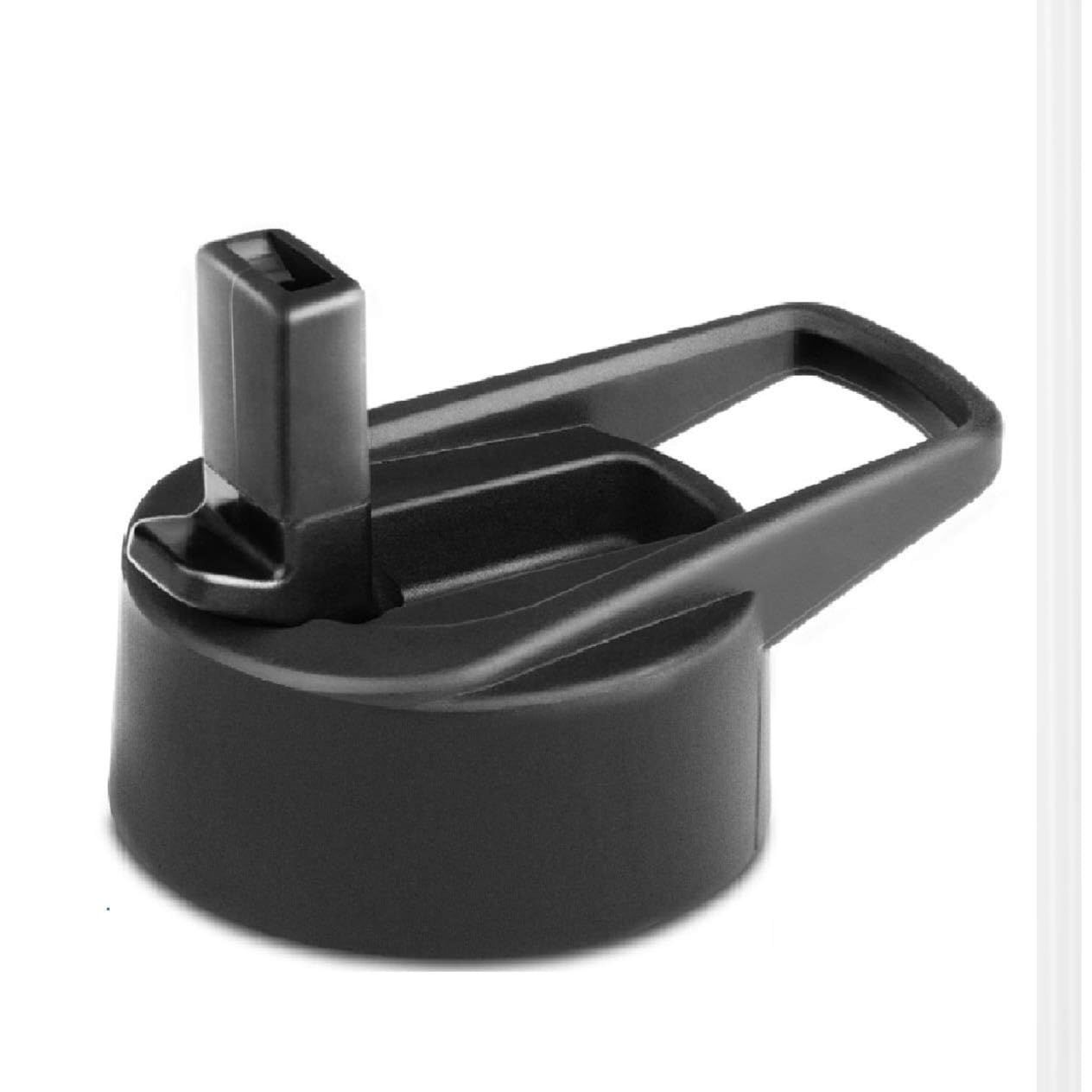 InstaCuppa Plastic Thermosteel Bottle/Sports Sipper with Straw, Lid (Black), 1000 Milliliters