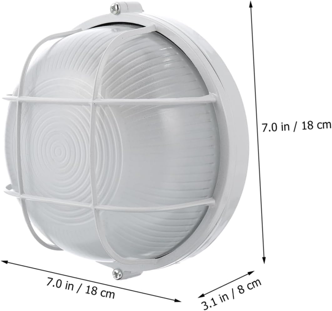 HANABASS 2Pcs Explosion Sauna Lamp Multi Use Wall Indoor Light for Corridor Steam Room Easy Installation Durable Die Cast for Home Lighting