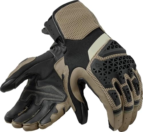Genuine Leather Mesh Motorcycle Gloves - Touch Screen Gloves for Street, Motocross, Racing & Touring - Additional View