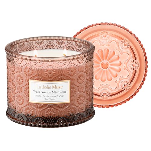 LA JOLIE MUSE Vela de menta de sandía, velas aromáticas de...