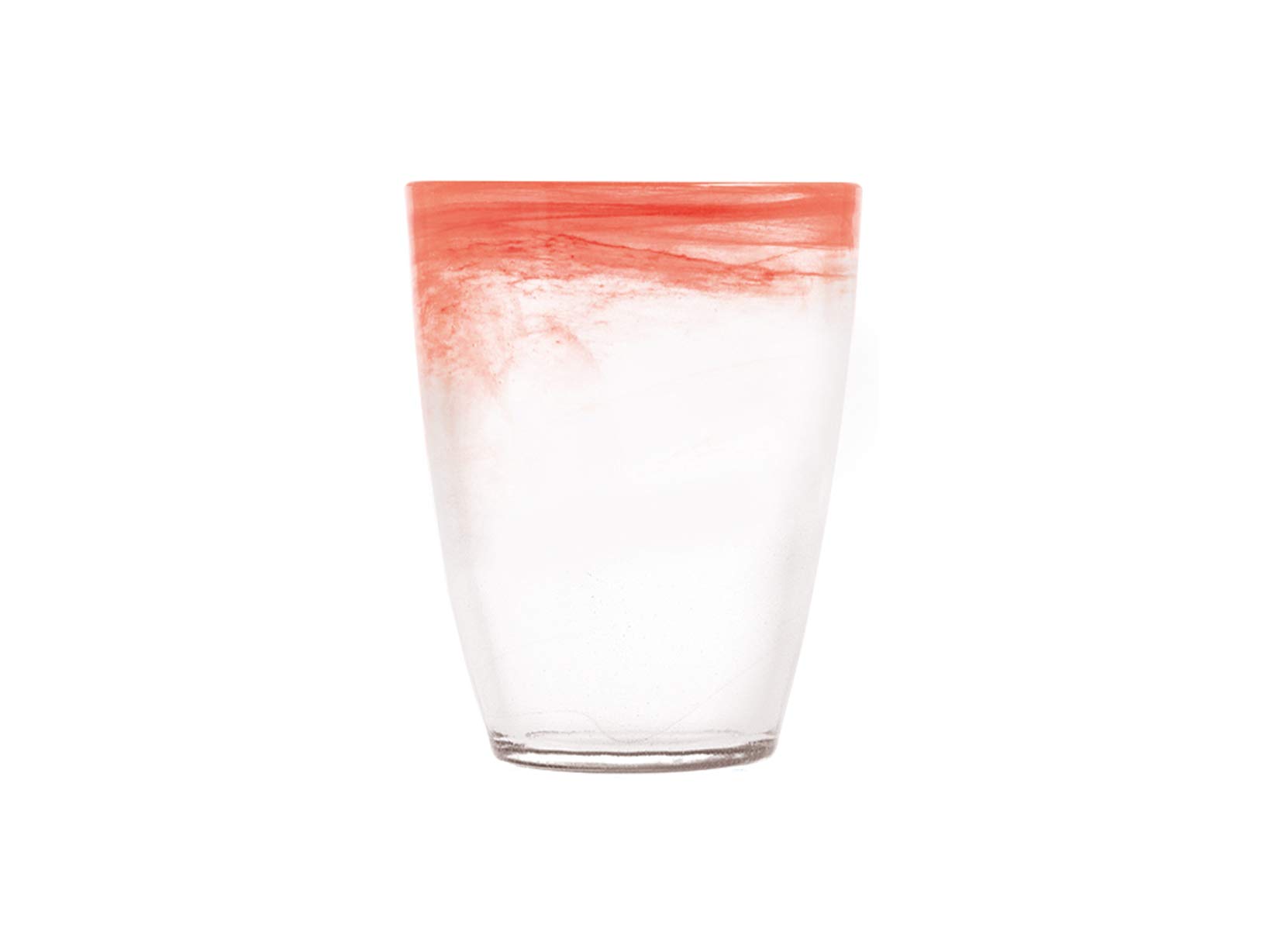 H&H Alabastro Set 9 Bicchieri, Vetro 230 ml, Multicolore, 9x9x11 cm, 9 Unità