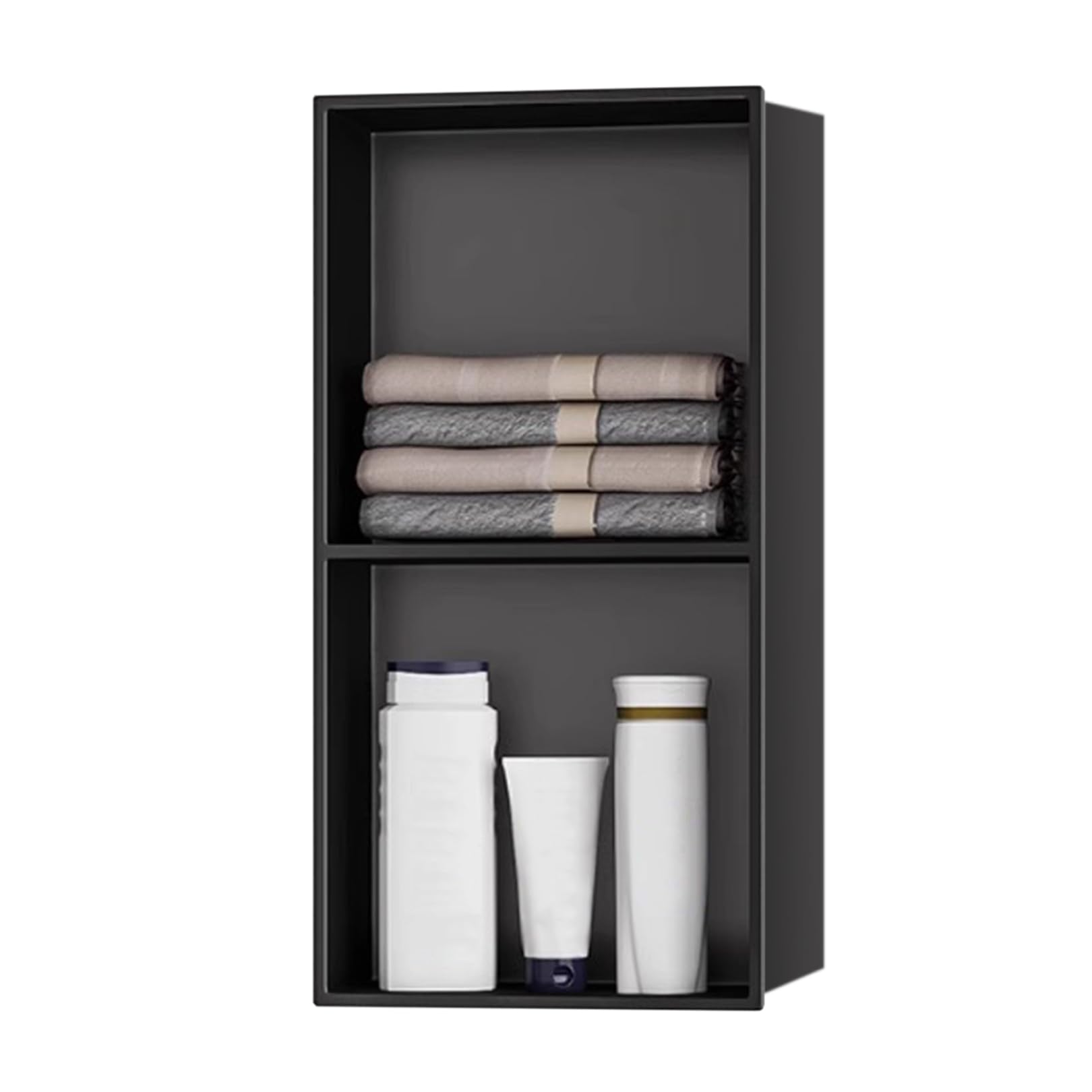 Étagère de douche en acier inoxydable pour organiser une salle de bain moderne
