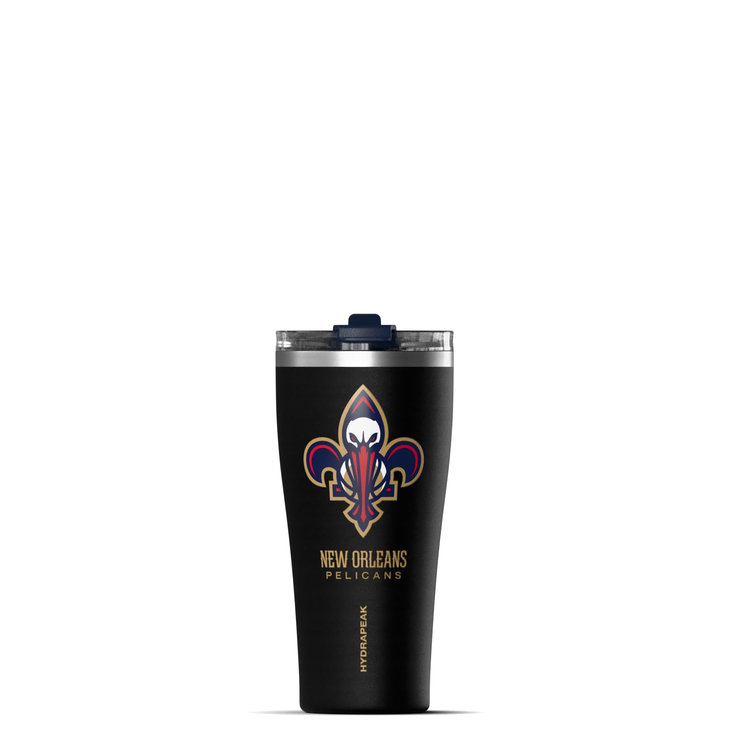 Hydrapeak NBA Officially Licensed New Orleans Pelicans Roamer 30oz Vacuum Insulated Stainless Steel Tumbler with 2-in-1 Flip &amp; Straw Lid, Spill-Proof, Cup Holder Friendly Design