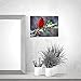 BANBERRY DESIGNS Winter Cardinal Print - LED Light Up Christmas Canvas Picture - Cardinal Bird on a Birch Branch with Pine Cones and Snowy Background - Measures 16