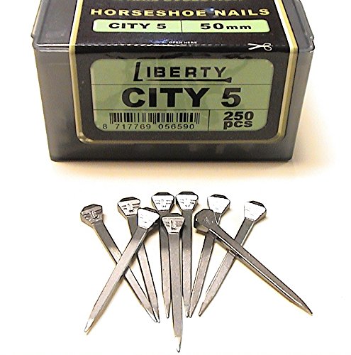 Liberty 5 City Horseshoe Nails 250 Count Box