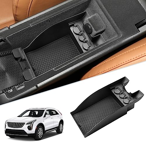 Organiseur de console centrale Cadillac XT4 insert finition premium - 2