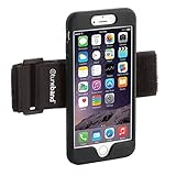 TuneBand for iPhone 8, Premium Sports Armband with Two Straps and Two Screen Protectors (Black)