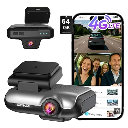 4K Dash Cam with Live Remote View