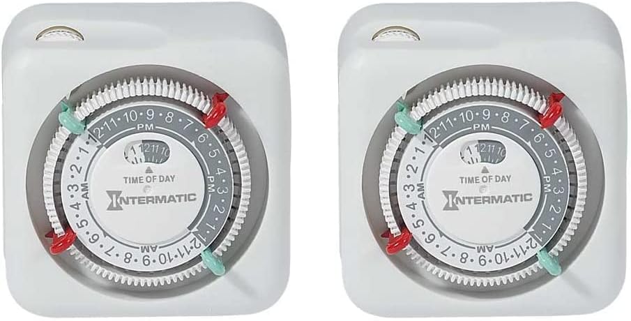 Intermatic TN111K-2PK Premium Indoor Timers, 2-Pack