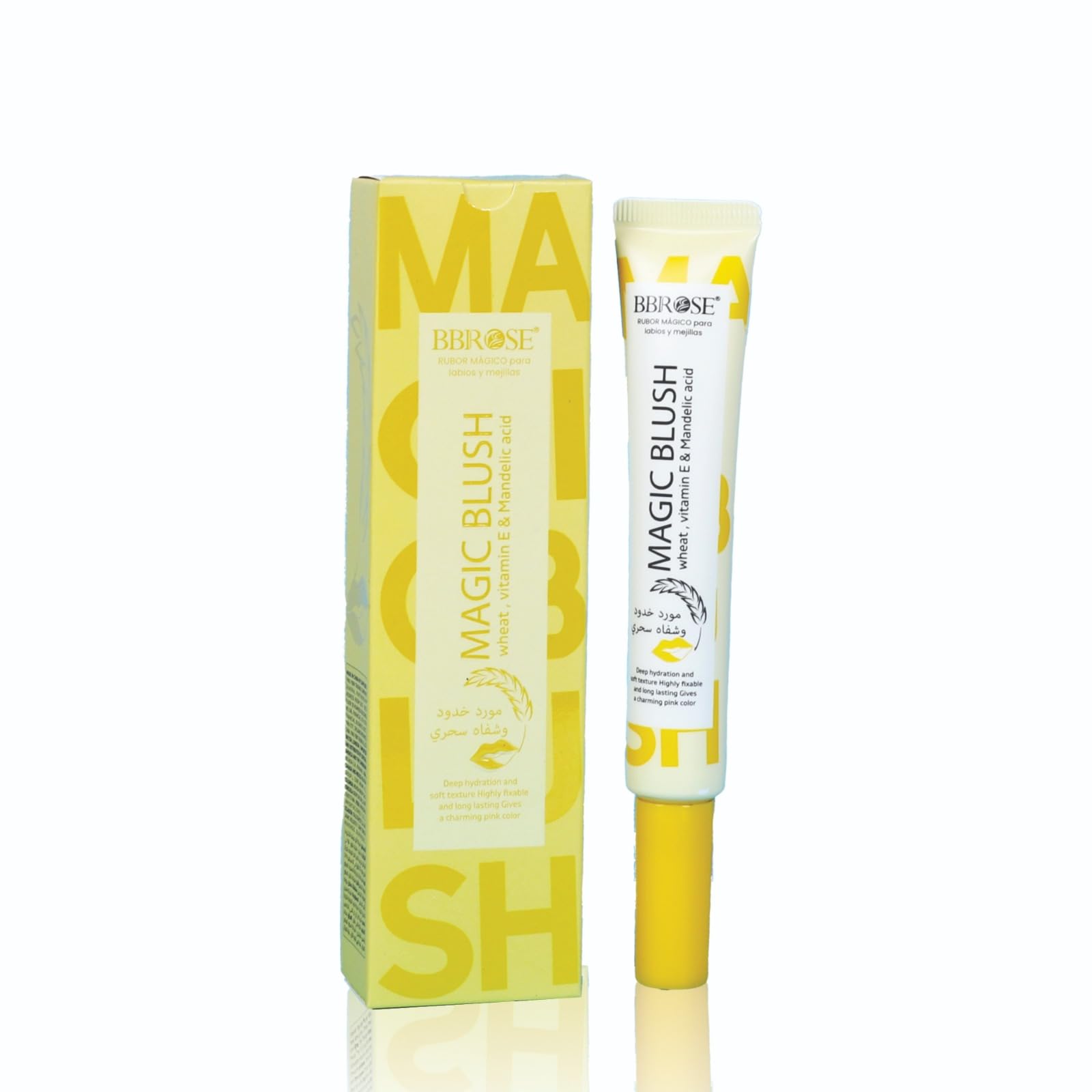 BBROSE Wheat Magic Blush, Pinky Color, 20ml - Long-lasting, Lightweight, and Blendable Blush for Natural Radiance, Easy Application