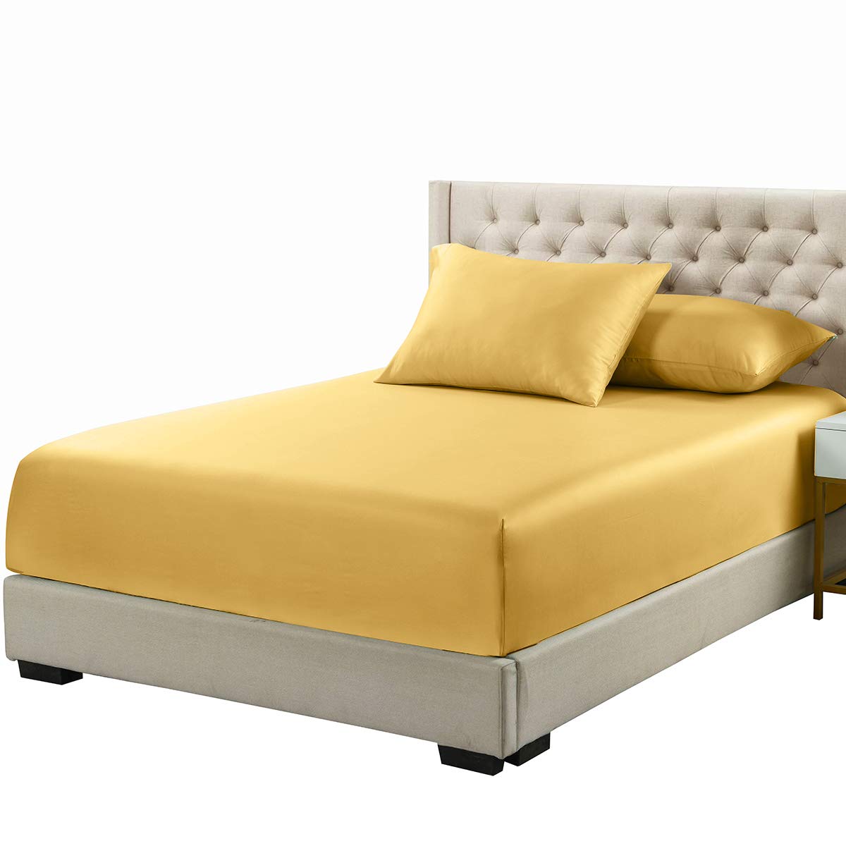 100% Bambus-Viskose Bettwäsche – 3-teiliges Hotel-Set, Kühlend & Weich, Twin XL