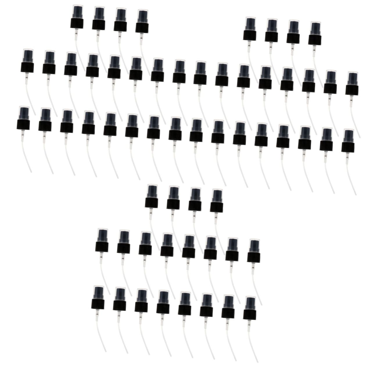 minkissy 60piezas Cabezas De Pulverización Plásticas Para Botellas Accesorios De Spray Para Perfume Cosméticos Fugas Reutilizables y Ecológicos