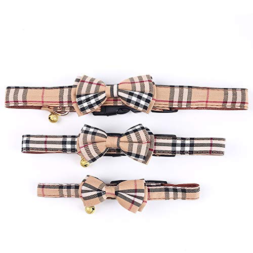 SuperBuddy Dog Collar, Adjustable Dog Collar with Bowtie, Pet Collar for Dog Soft Bowtie Dog Collars for Small Medium Large Pet - Image 5