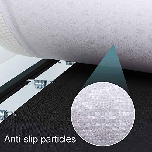 Rjdoujin Folding Bed With Memory Foam Mattress ，Foldable Guest Bed， Cots For Adults，No Assembly Required,74.8" X 31.4 ",White #TOP6