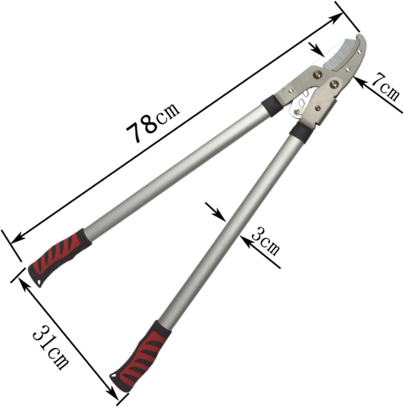 Garden Hedge Shears Gardening Tools,Bypass Loppers And Pruners Tree Pruner Anvil Lopper Heavy Duty Branch Cutters For Trimming Boxwood And Tall Bushes