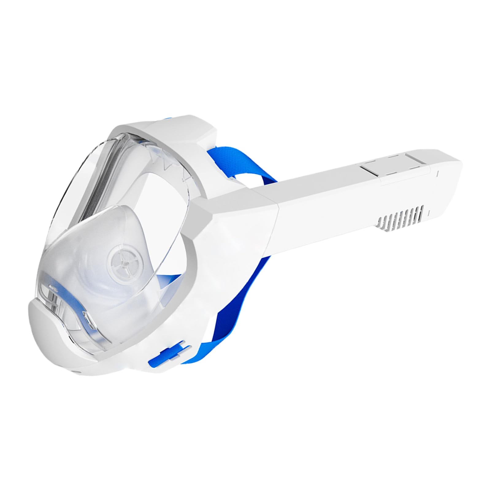 Aoresac Máscara de Snorkel de Cara Completa para Adultos Máscara Snorkel Cara Completa para Adultos Parte Superior Seca Respiración Natural A