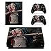 XIANYING Suicide Squad Harley Quinn Game Full Cover Skin Console & Controller Decal Stickers for Xbox One X Skin Stickers Vinyl