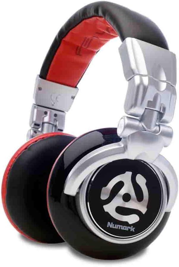 Numark Red Wave | Professional Over-Ear DJ Headphones with Rotating Earcup