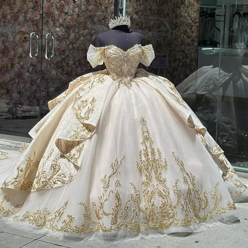 2025 Unique Color Embroidered Ball Gown Prom Wedding Dresses for Women Teens Juniors3