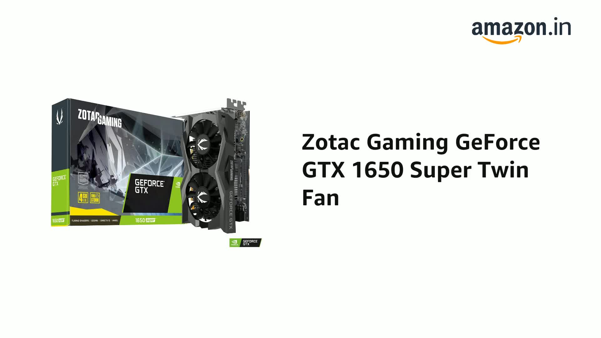 Amazon.in: Buy ZOTAC Gaming GeForce GTX 1650 Super Twin Fan GDDR6