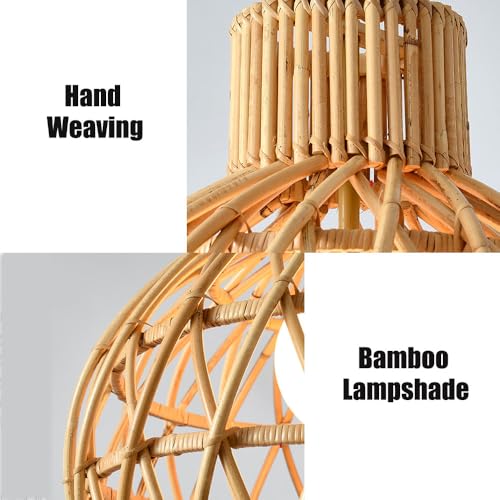 Suspension rustique en bambou pour petite table à manger cosy - 6
