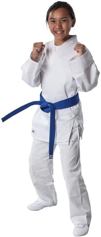 White Light Weight Karate Uniform Size 7