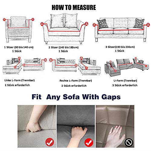 Funda elástica para sofá en L protectora universal que evita manchas y desgaste 5