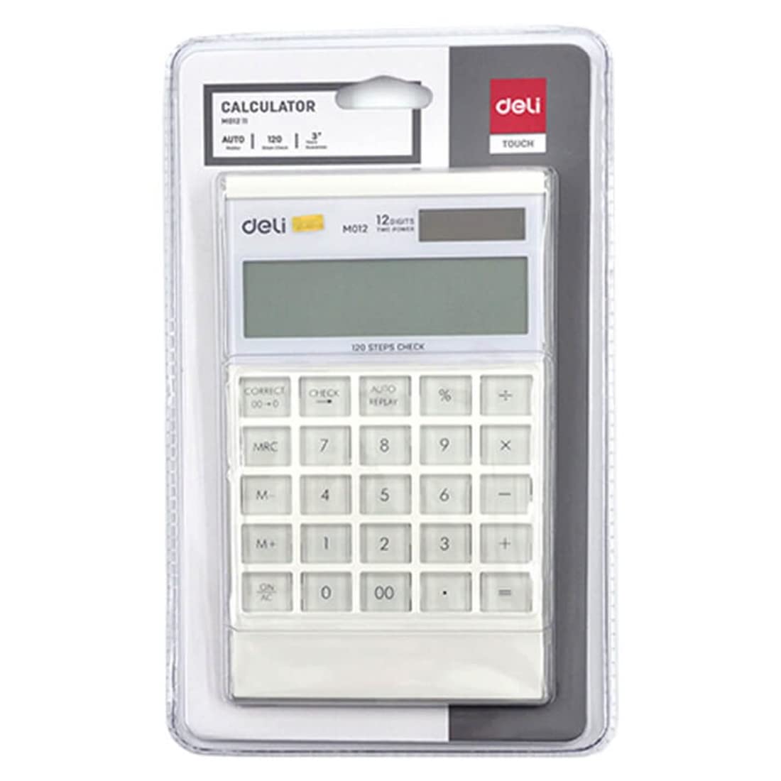 Calculadora 12 POSICIONAL BLANCO