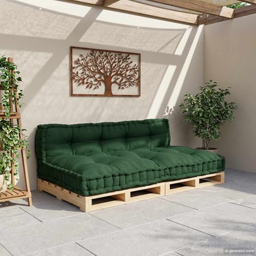 Coussin pour canapé en palette lavable et résistant aux intempéries
