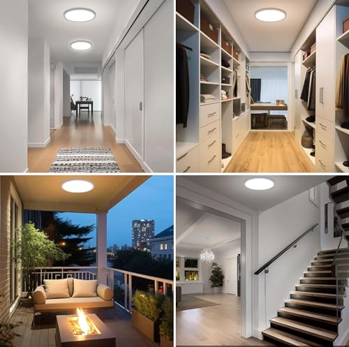 Taipow Lampara Techo LED 30W Cambia Color RGB, Regulable 2700K-6500K Dimmable, Control App/Mando a Distancia, Luz Inteligente Compatible con Alexa & Google Home para Dormitorio Salón Cocina - imagen 7