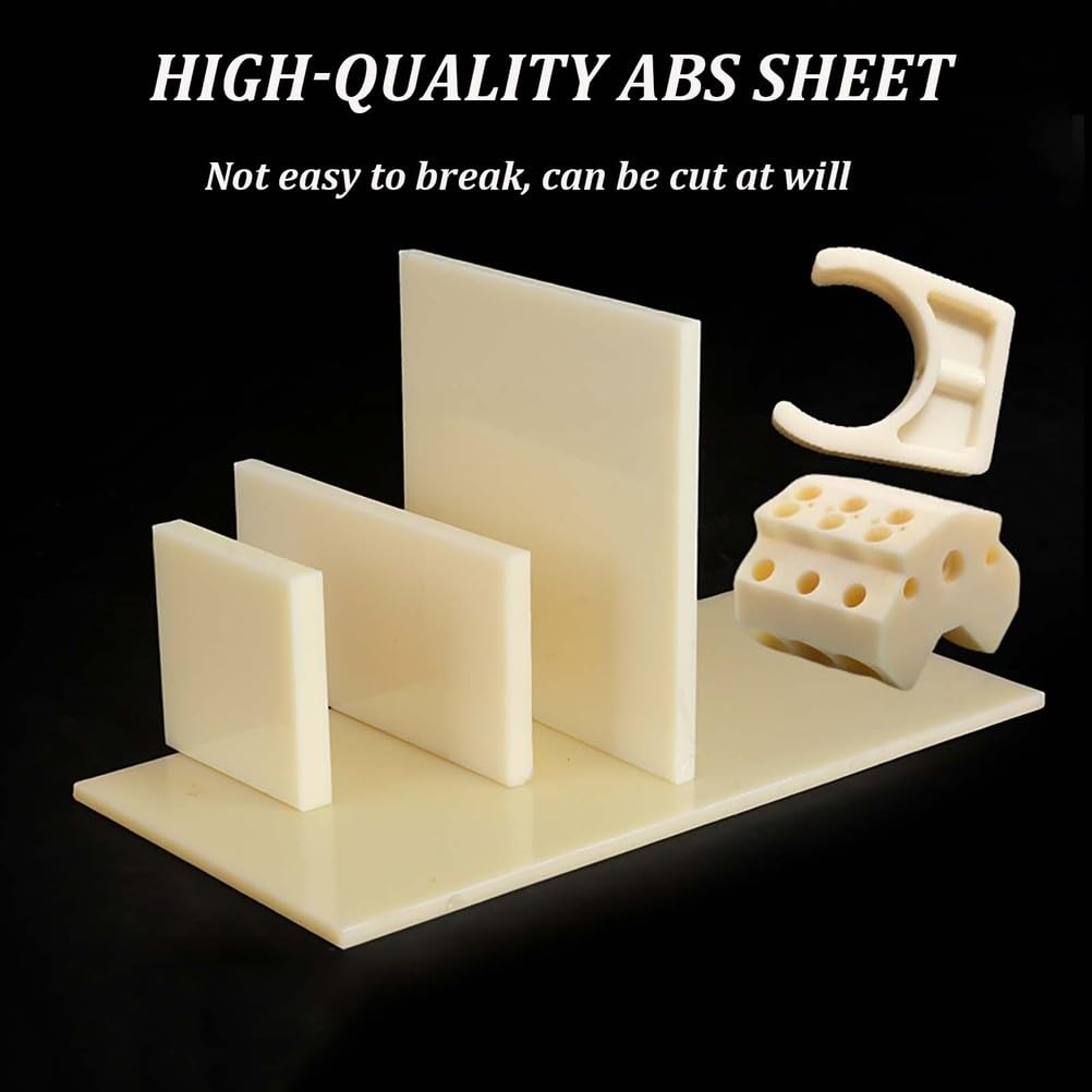 Hoja de plástico reutilizable ABS beige 300 mm x 300 mm 1 ud.(25mm)